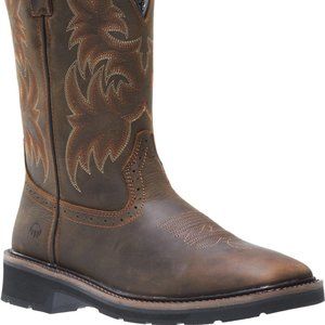 Men's Wolverine Rancher Square Steel Toe 10" Wellington Cowboy Boot - Size 11.5